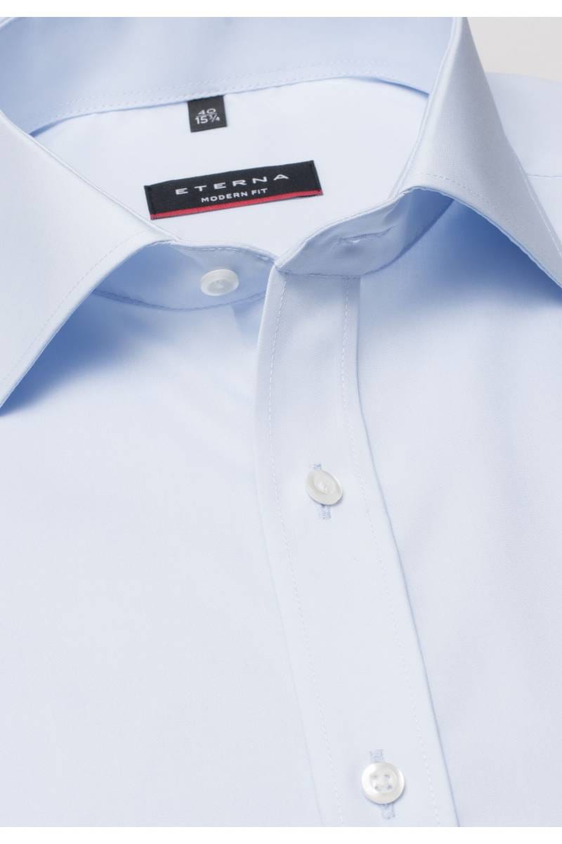 ETERNA Modern Fit Hemd hellblau, Einfarbig