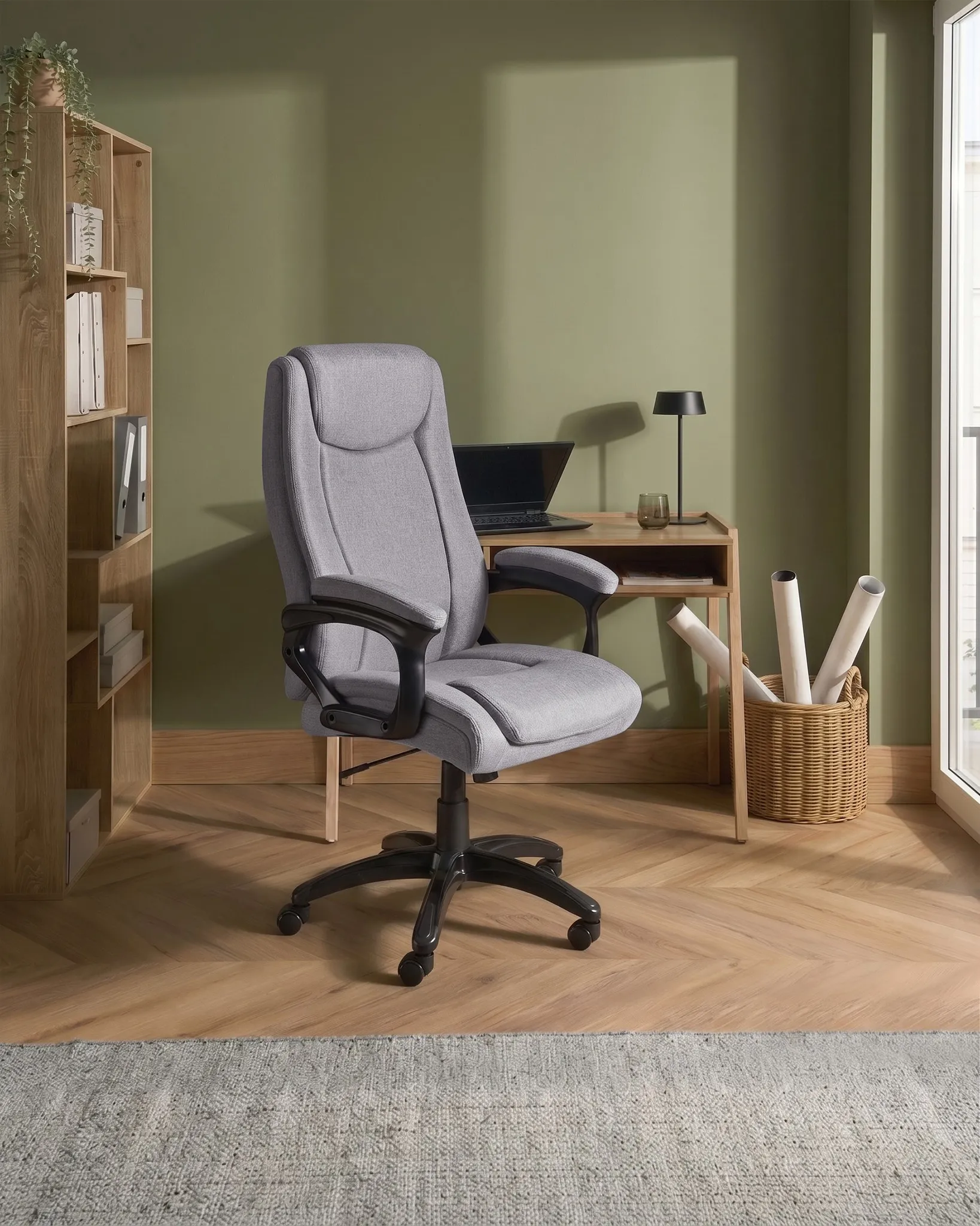 Executive Chair GRACEFUL Linen Grey