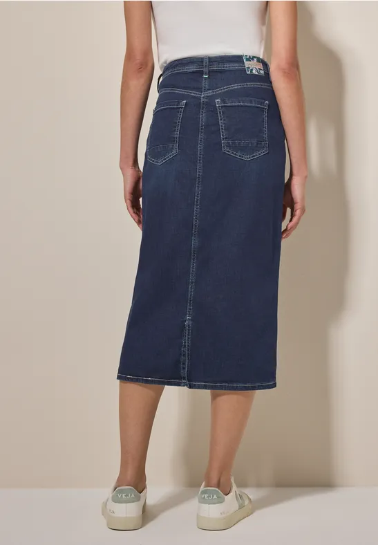 Midi Jeansrock