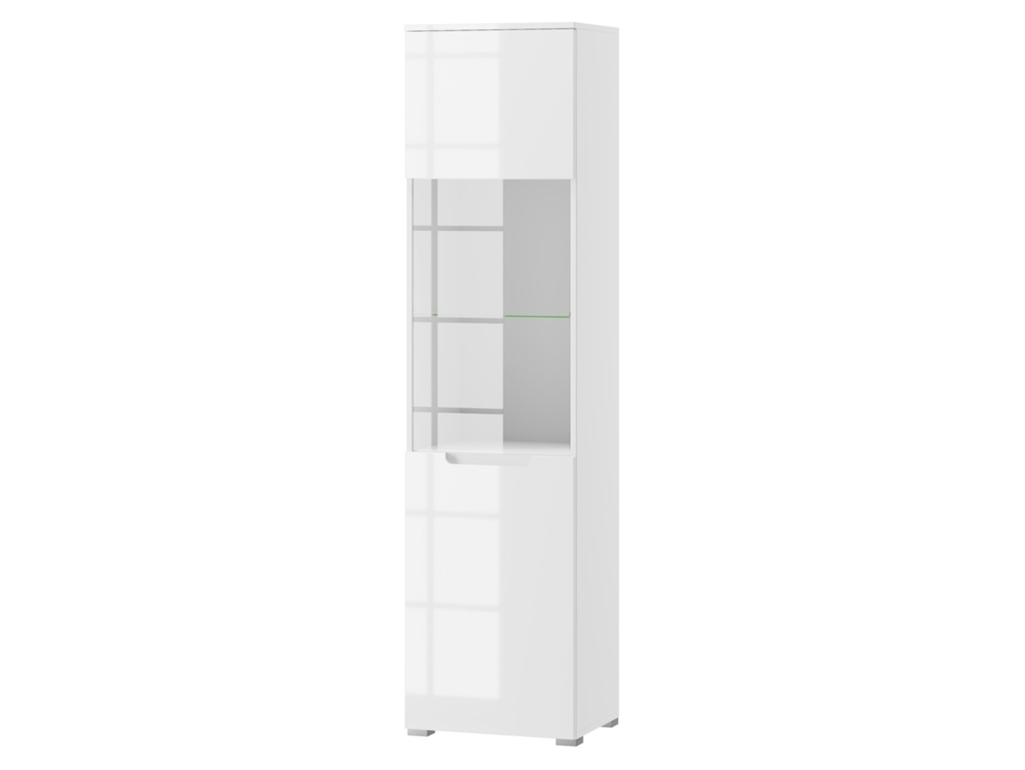 Witryna Selene 50 cm z drzwiami biała