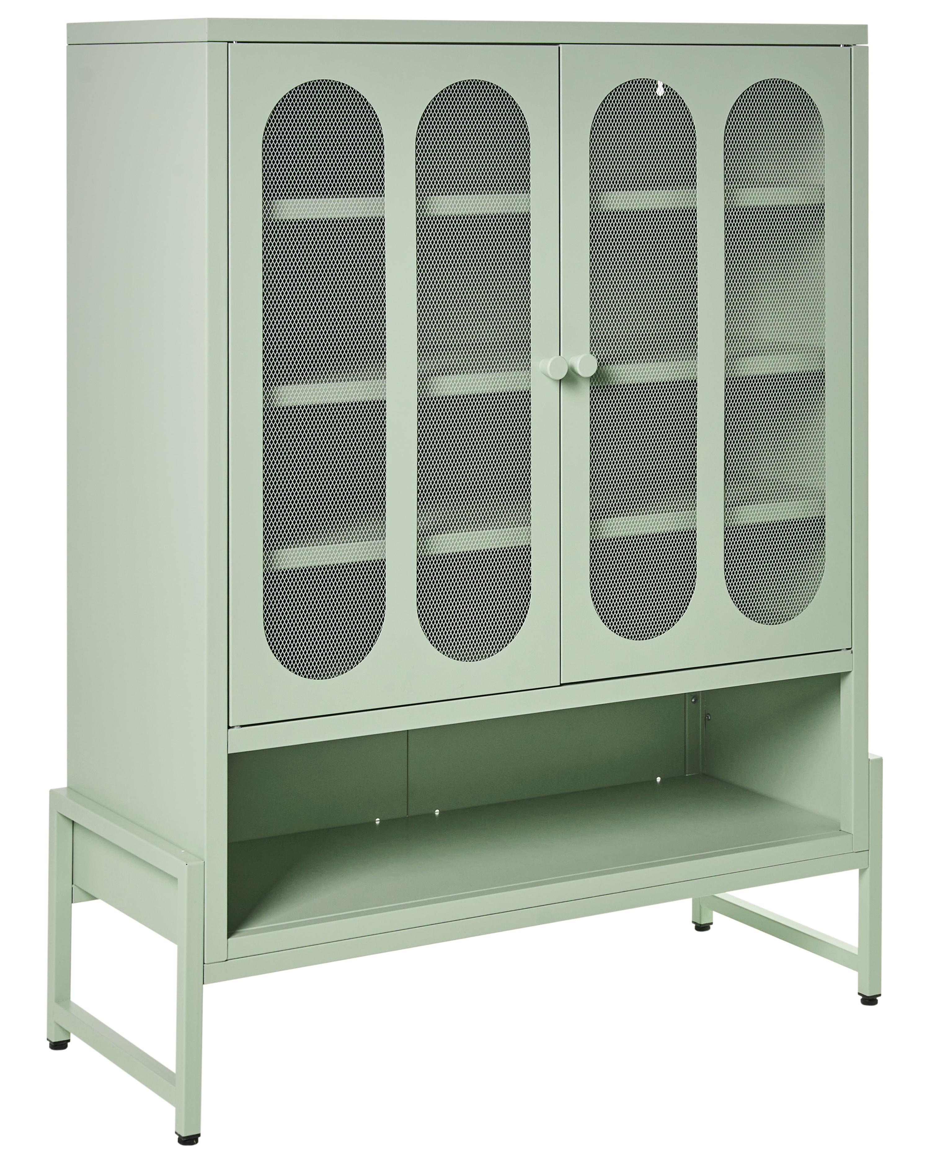 Sideboard SOLETTA Metal Mint Green