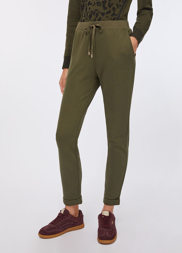 Pantaloni jogging in felpa