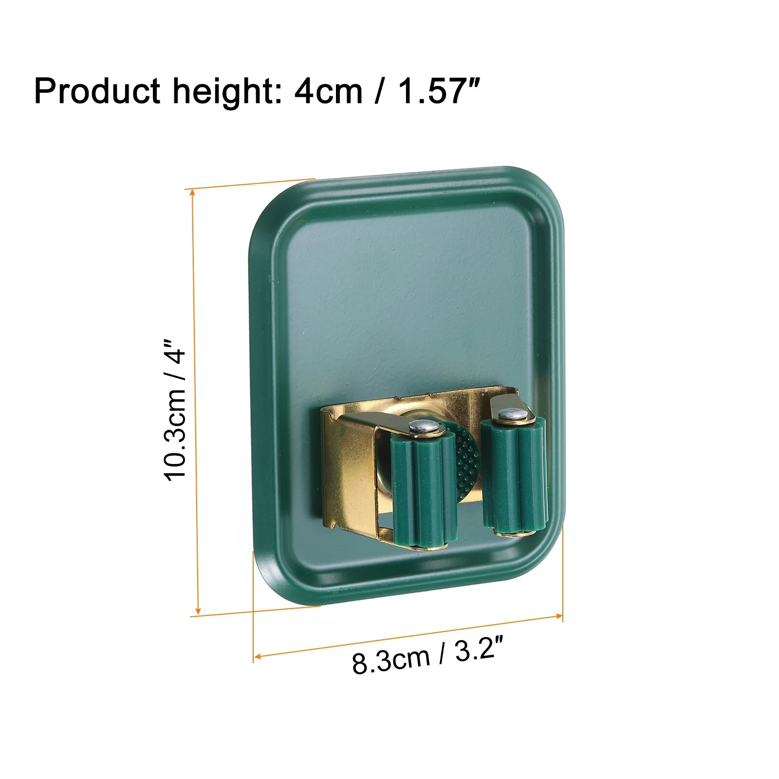 4pcs Mop Broom Holder Wall Mount, 304 Stainless Steel Mop Broom Hanger