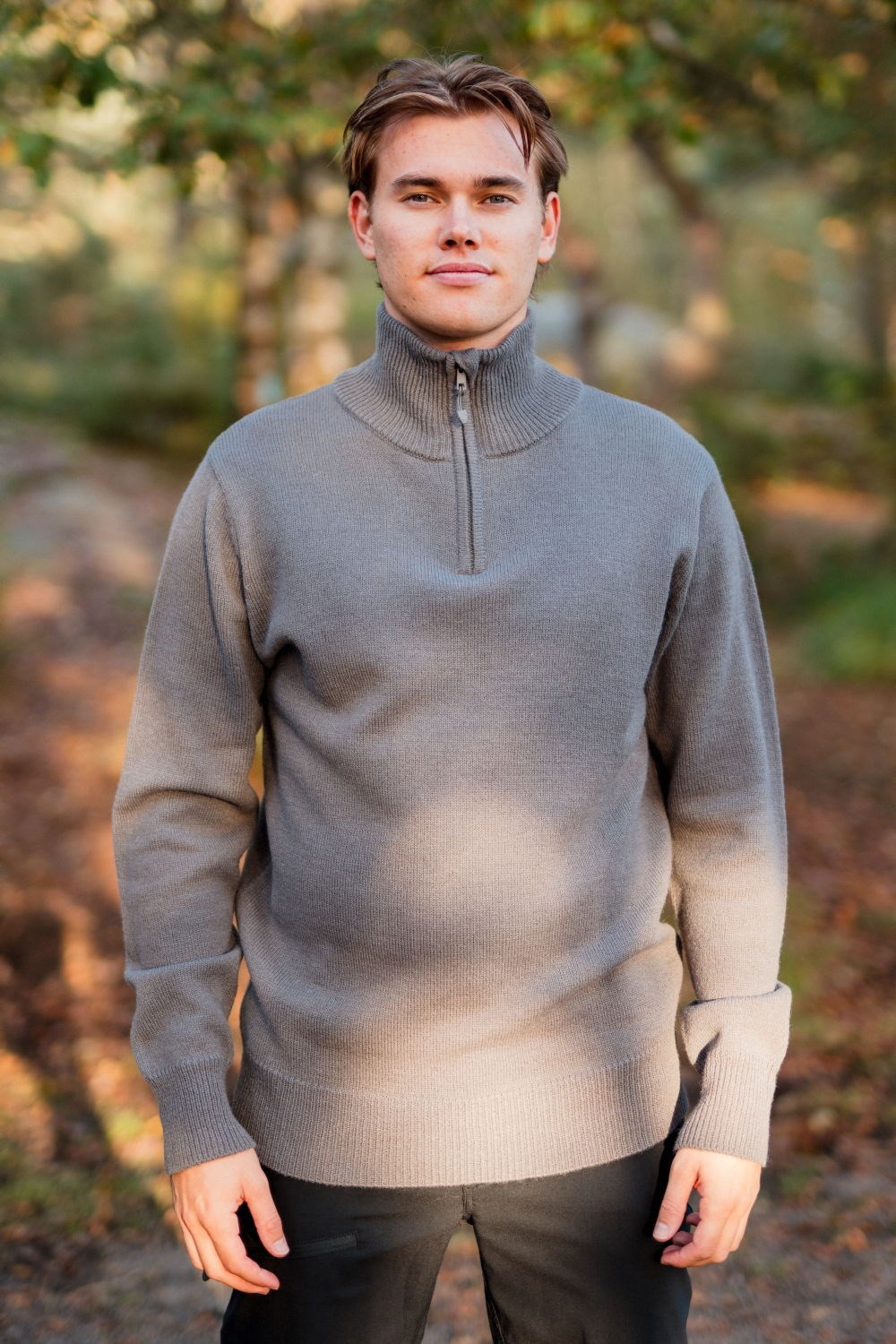 Marka Half Zip strikkegenser