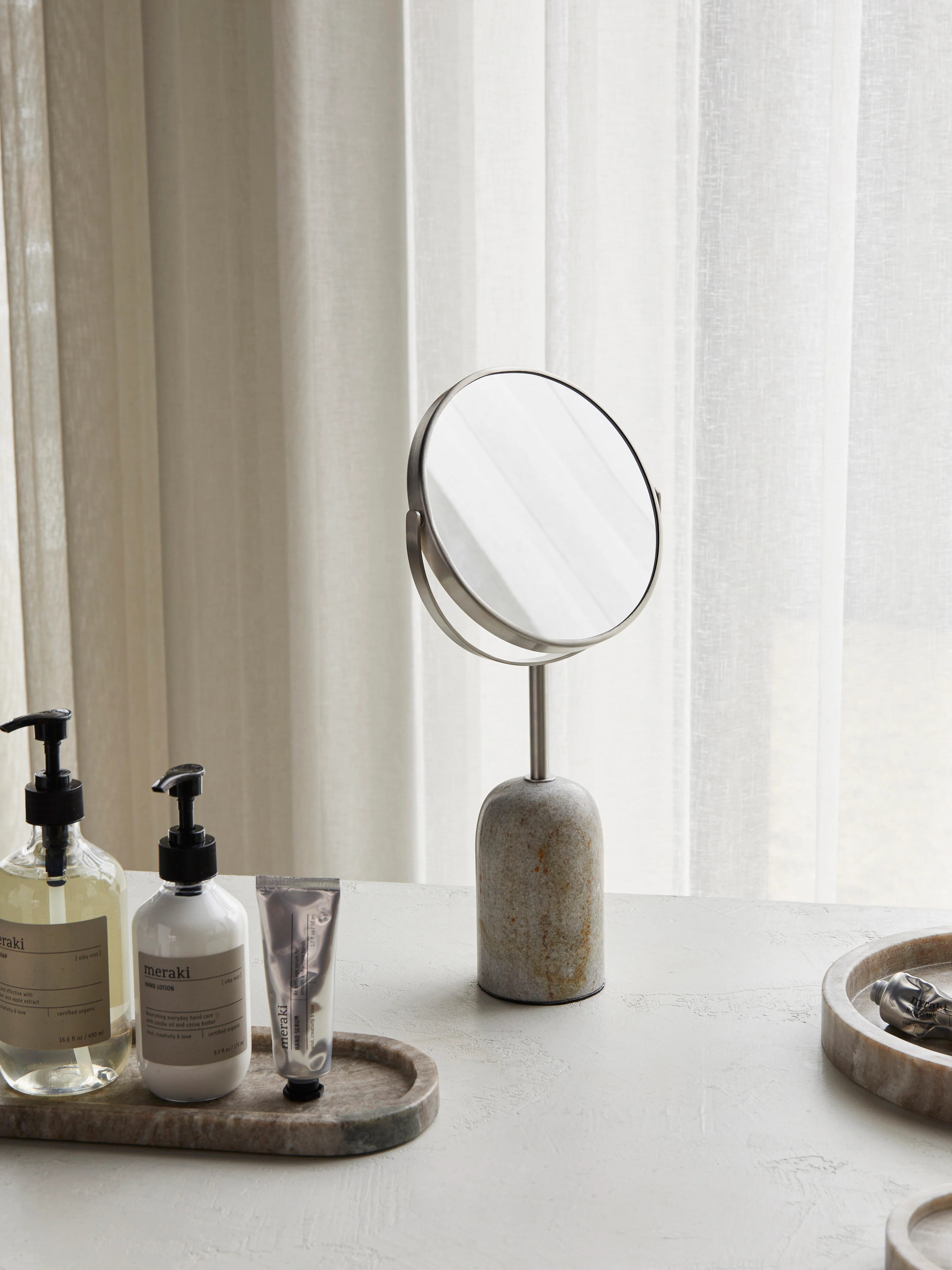 Kosmetikspiegel MKMarble aus Marmor