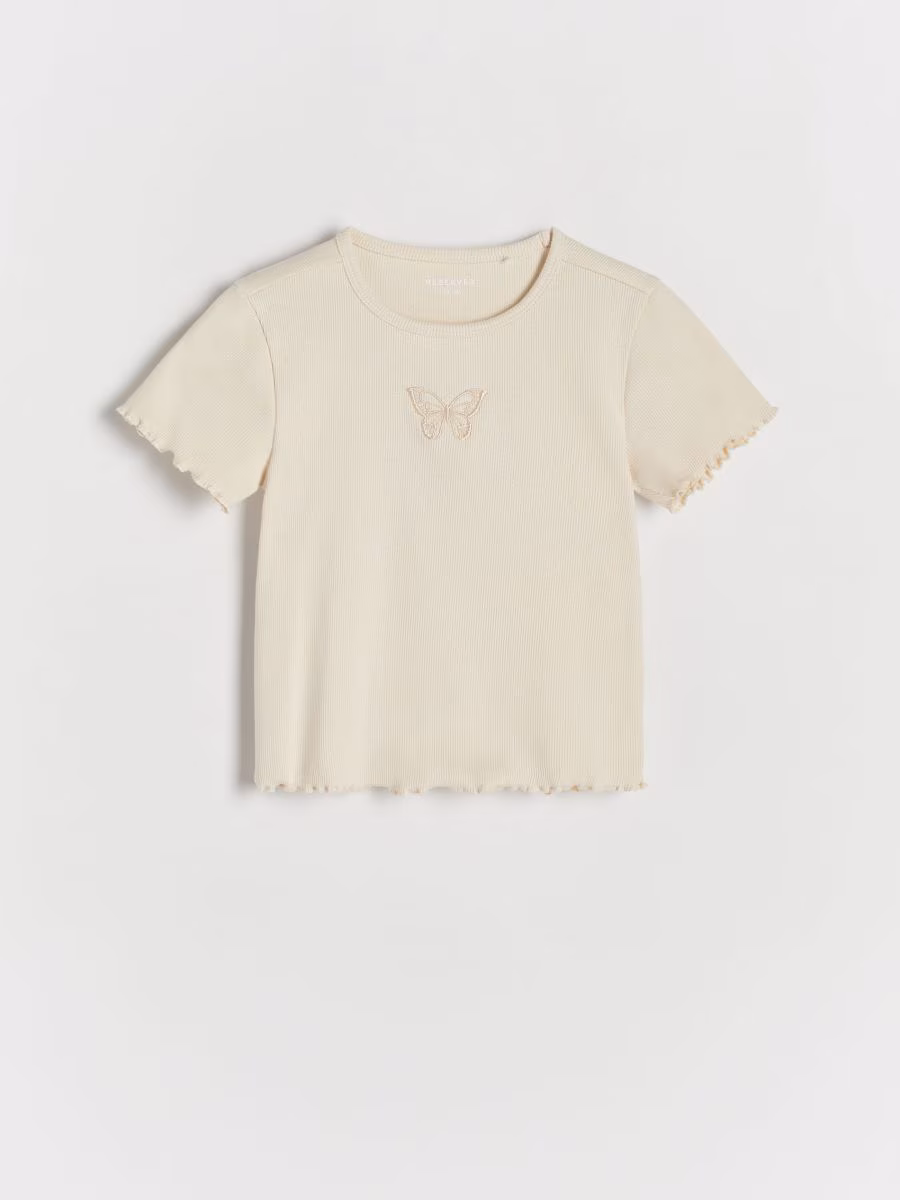 T-Shirt With Embroidery Detailing