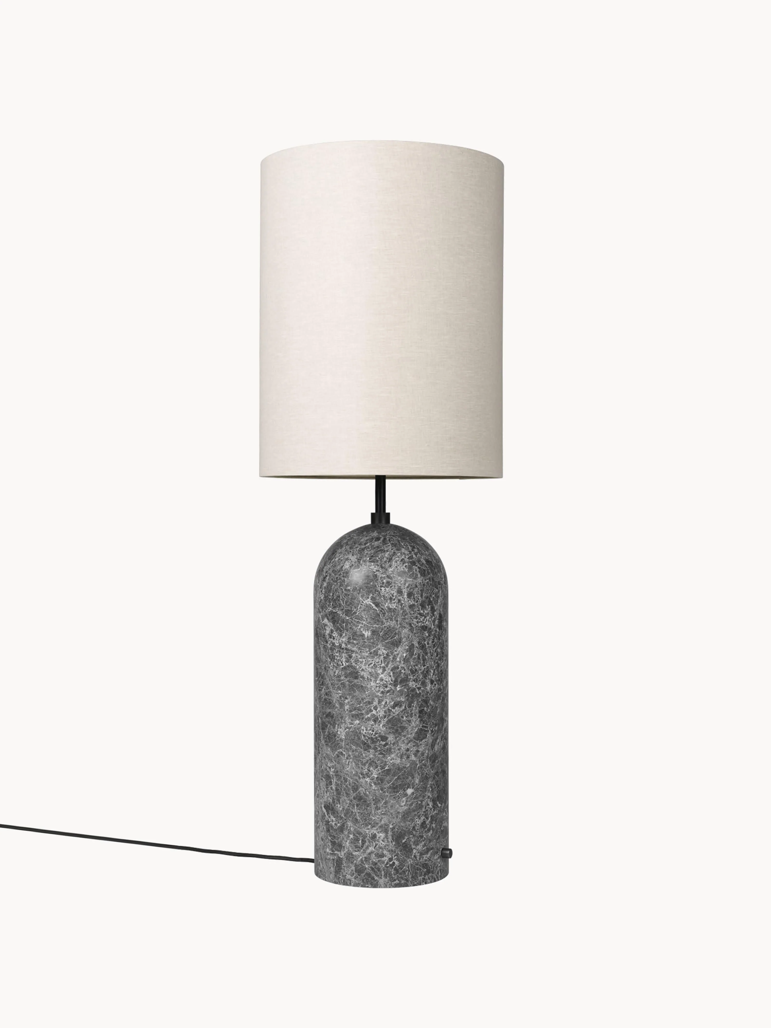 Dimmbare Stehlampe Gravity mit Marmorfuß, H 130 cm