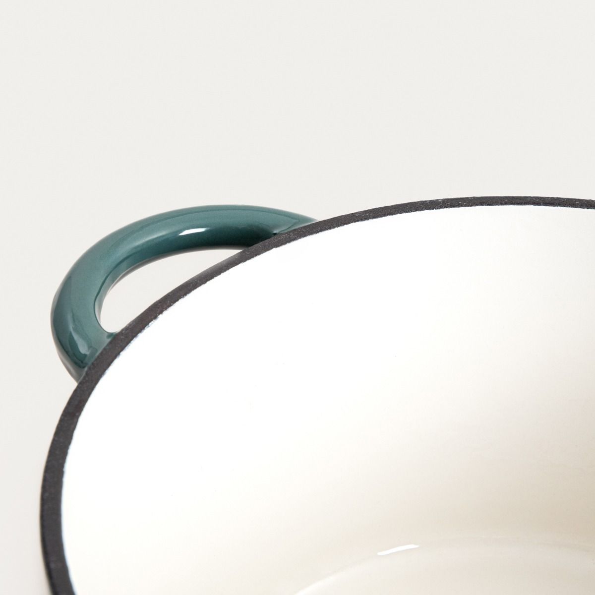 Garnek żeliwny ANDREAS zielony tradycyjny ombre, 24cm 4 l