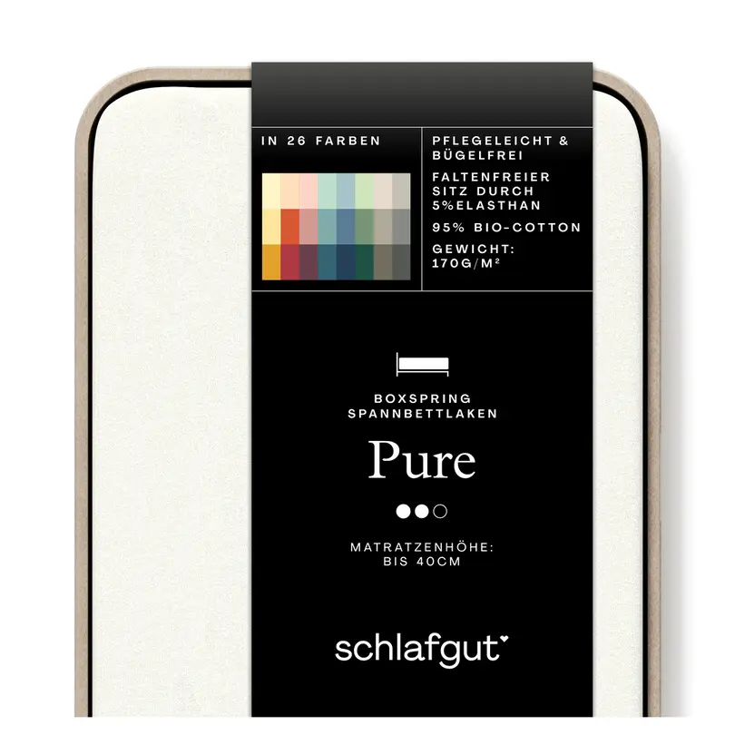 Fixleintuch für Boxspring Pure