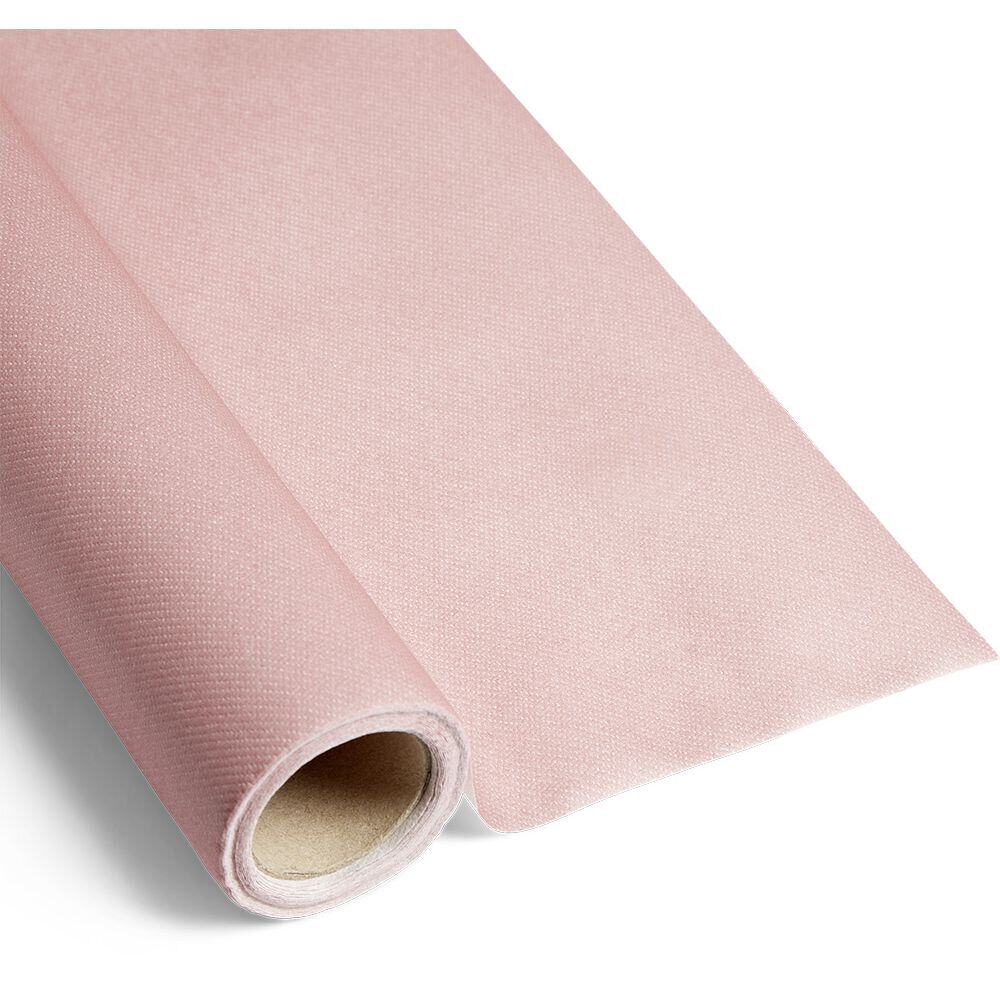Nappe en papier voie sèche rose 120x400 cm