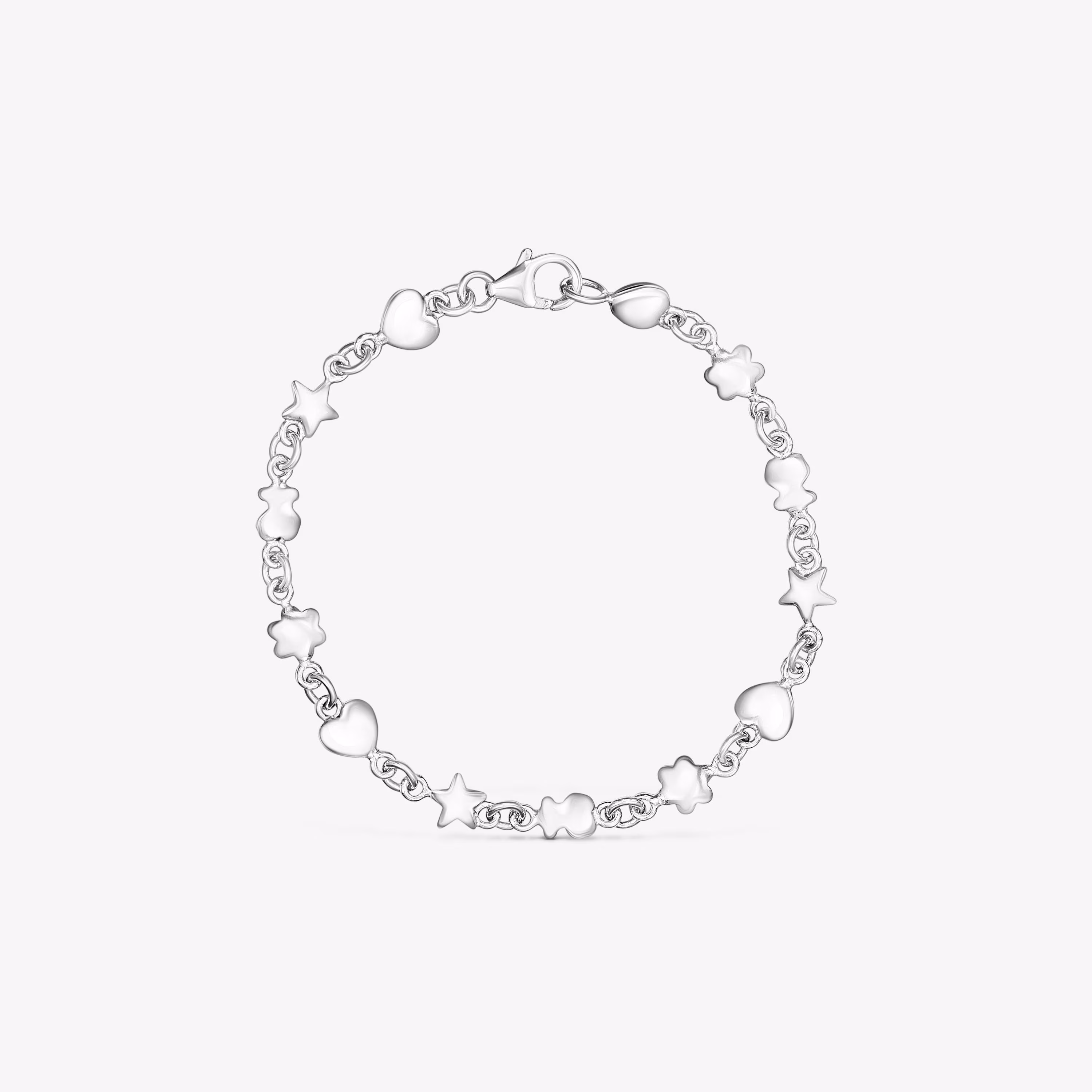 Pulsera de plata Mini Icons