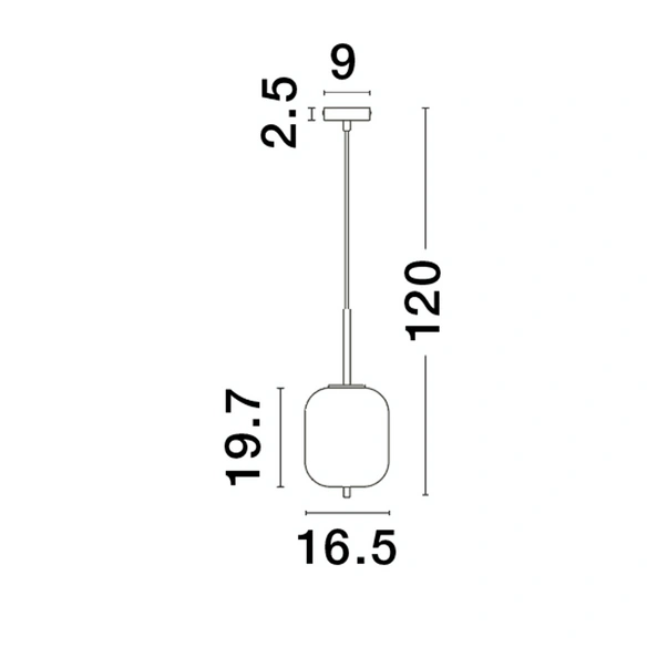 Pendelleuchte »Lato «, LED, 1-flammig, goldfarben/rauchgrau