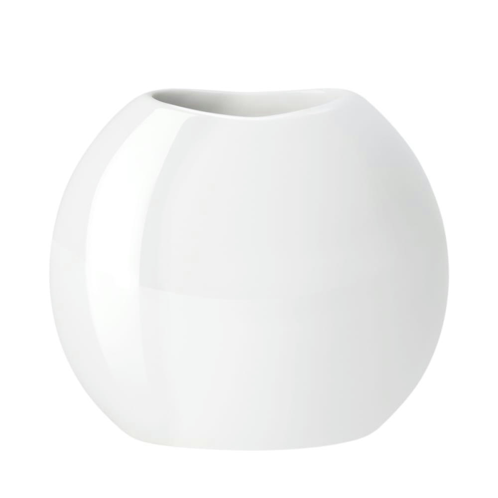 - Vase rond h25cm céramique blanc