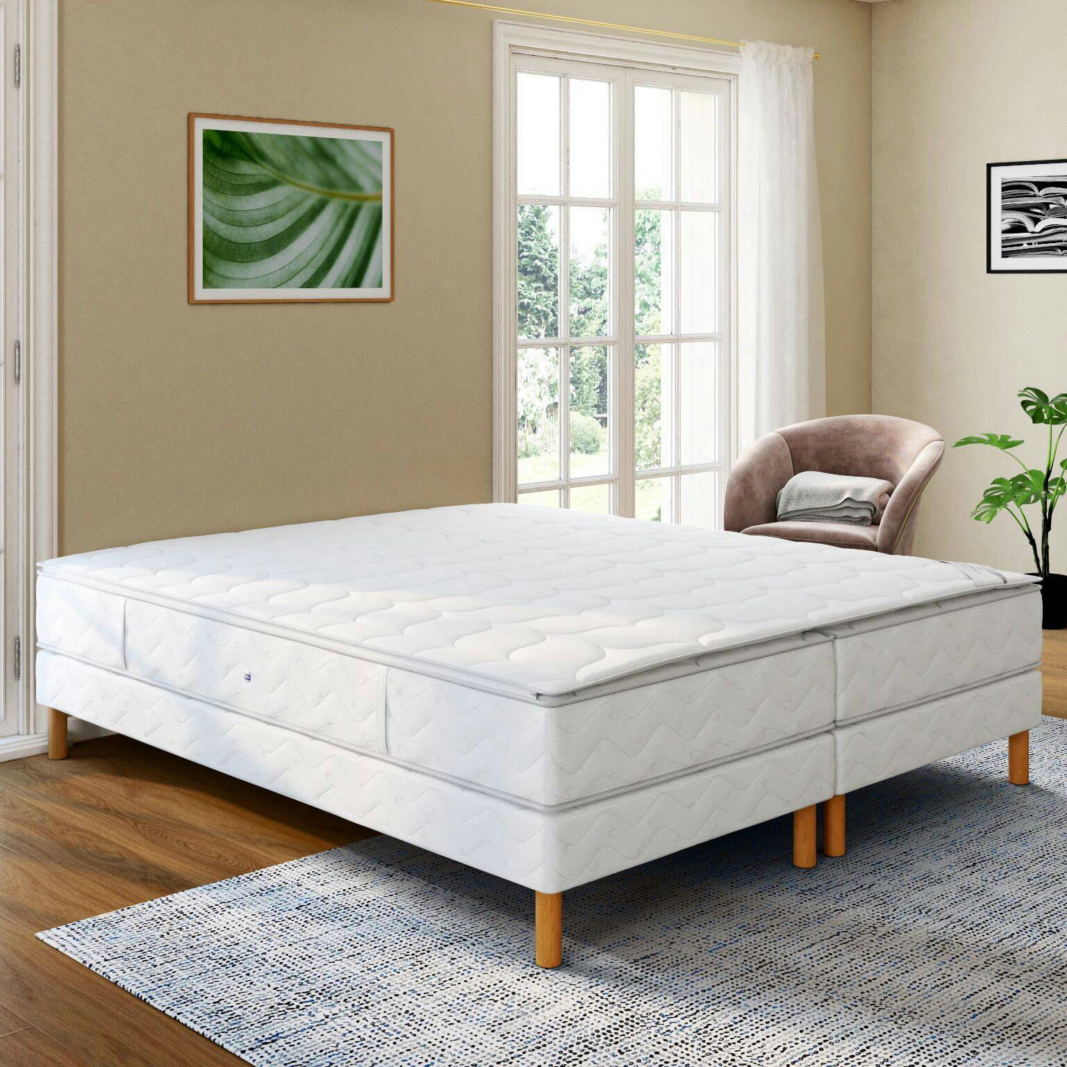 GALA ECO LUXE VISCO - ensemble de literie en mousse à mémoire de forme 2 x 100 x 200 cm