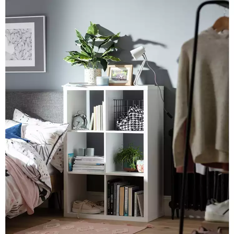 Habitat Squares Plus 6 Cube Storage Unit - White