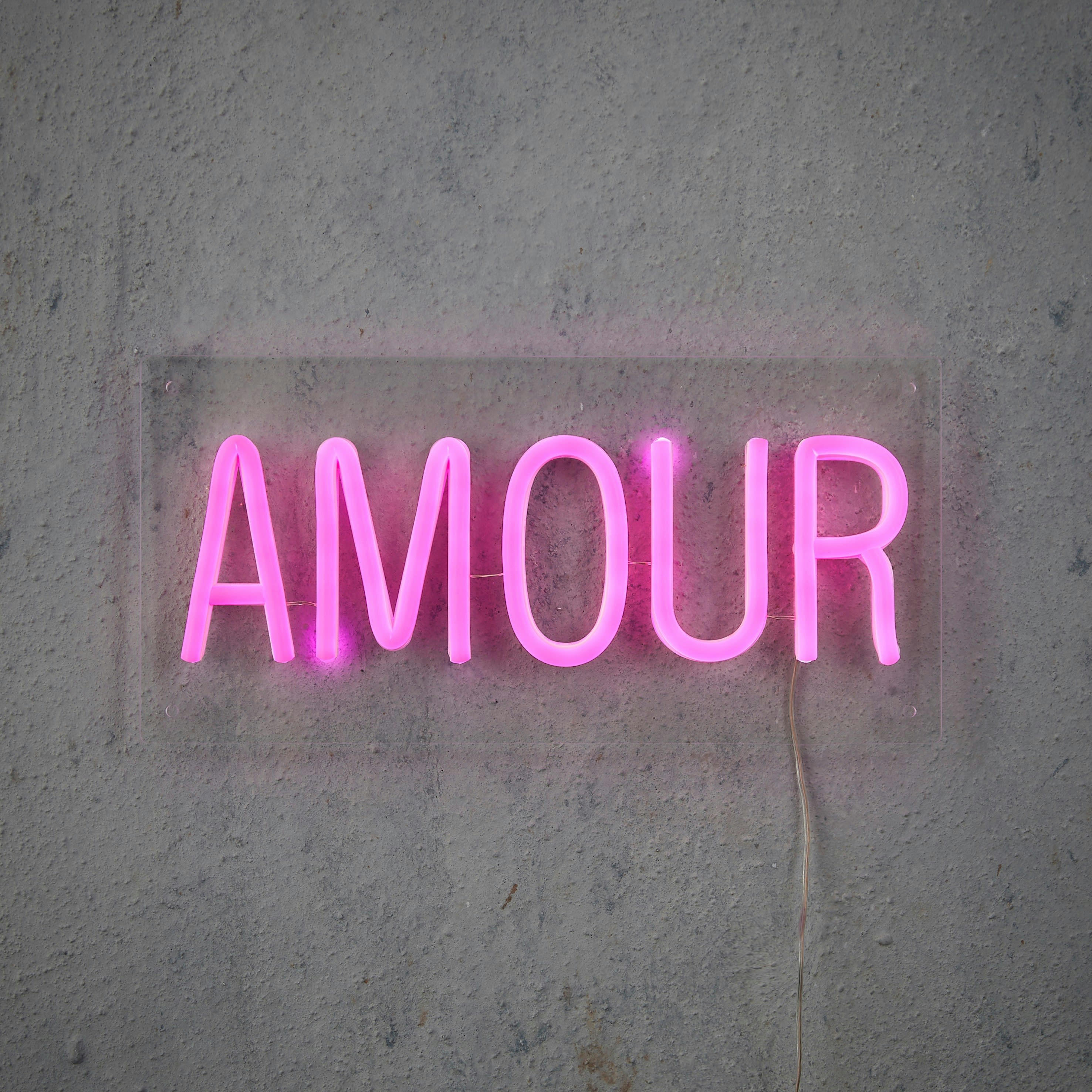 - Éclairage néon amour rose 216 LED