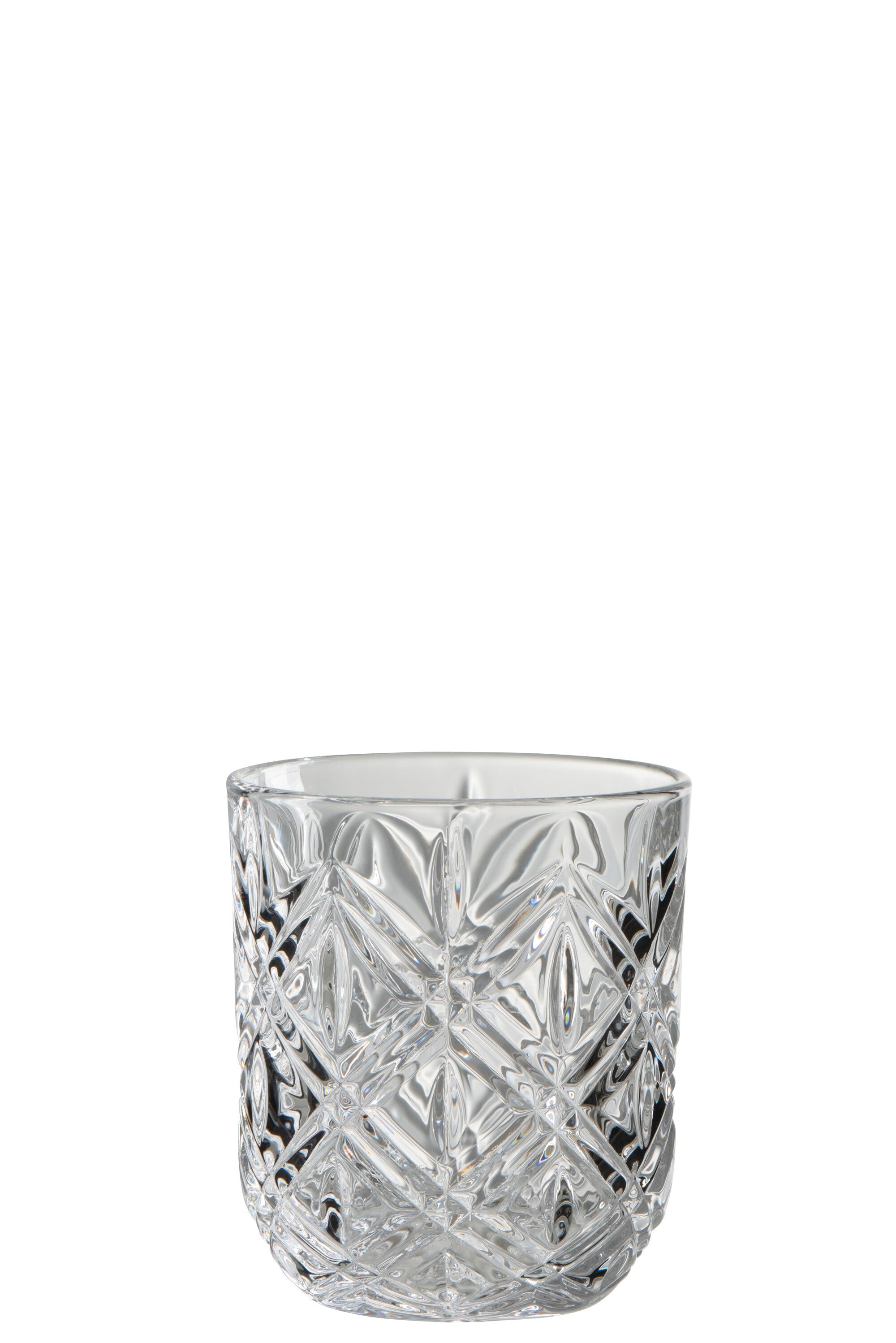 J-Line glas Anna Laag - glas - transparant - 6 stuks