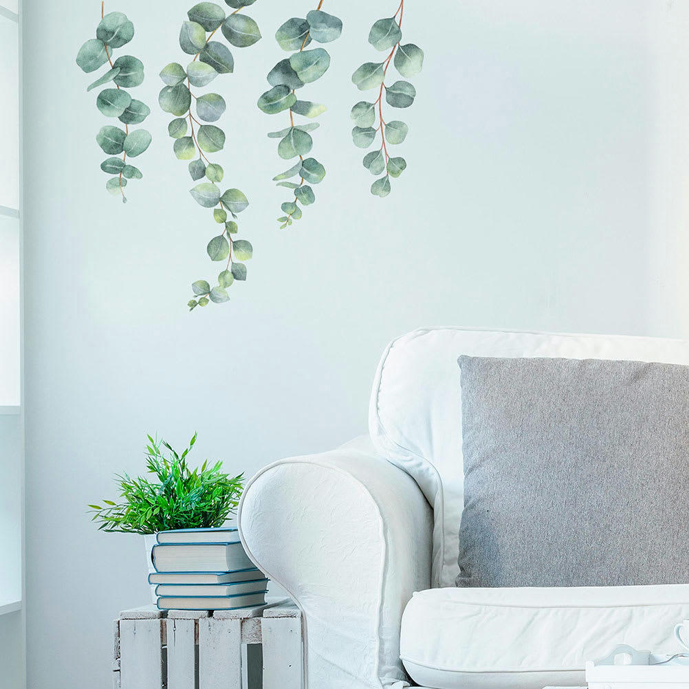 EUCALYPTUS - Décoration murale adhésive eucalyptus 68x58cm