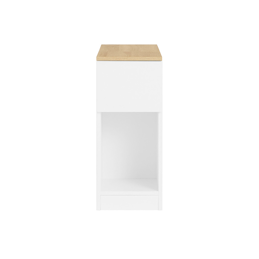 SoBuy Szafka nocna z jedną szufladą 65x25x60cm Funkcjonalny FBT162-NW
