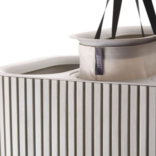 Joseph Joseph Tota Trio Luxe 90L Laundry Separation Basket Ecru