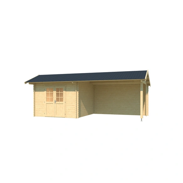 Gartenhaus »New york«, BxHxT: 389,3 x 273,6 x 389,3 cm (Außenmaße inkl. Dachüberstand), Holz