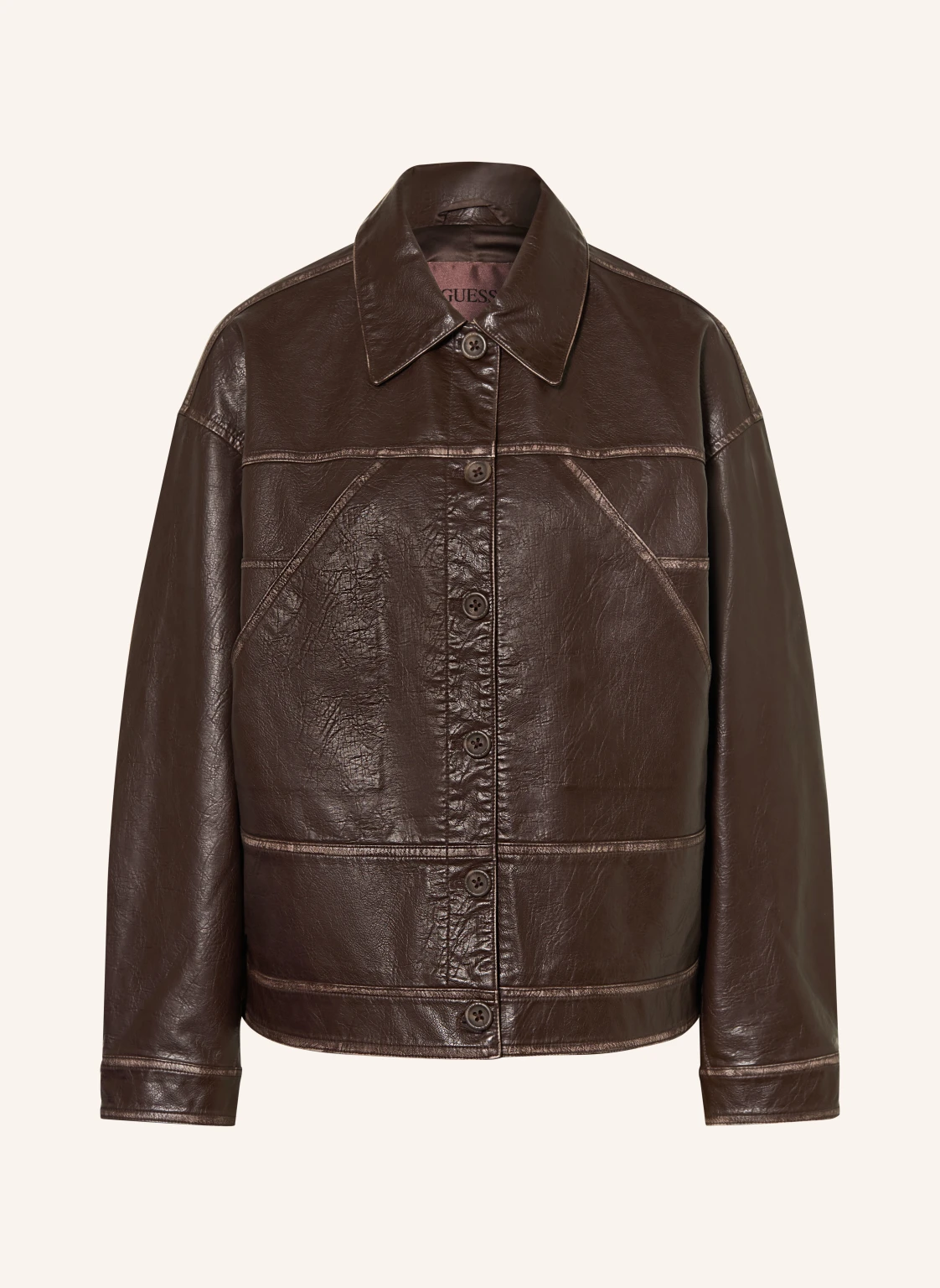 GUESS Jacke DENISE TOKYO in Lederoptik