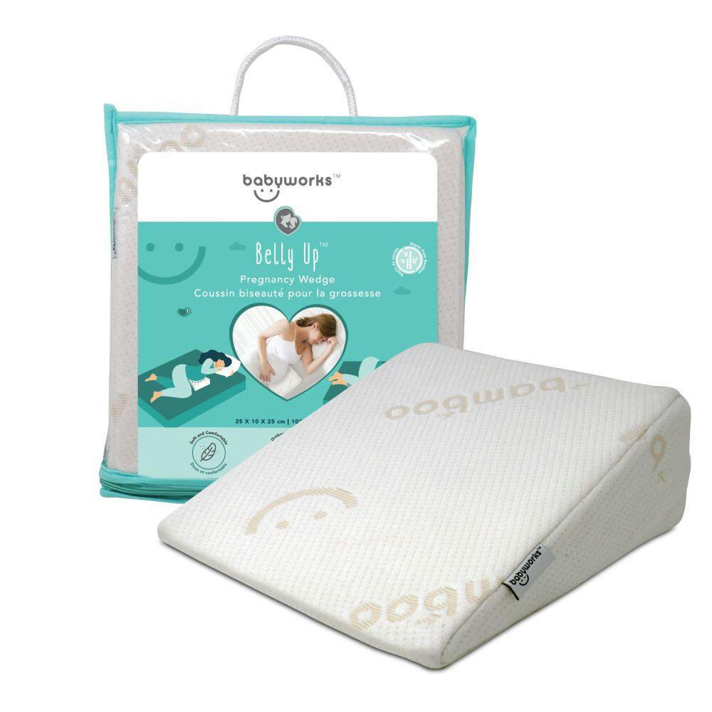 babyworks™ Belly Up™ Pregnancy Wedge with Bamboo Cover