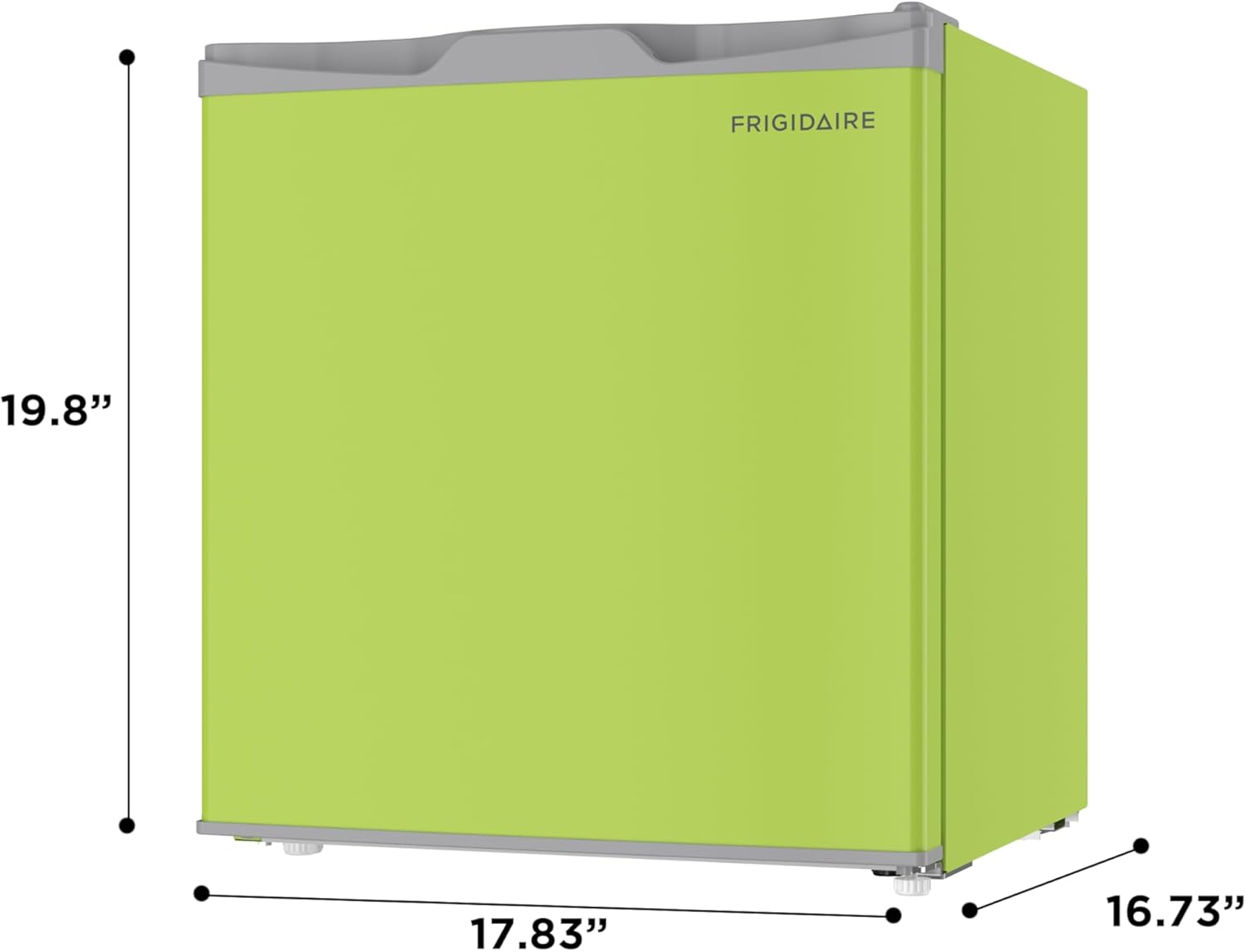 Frigidaire EFR115-GREEN 1.6 Cu Ft Compact Fridge for Office, Dorm Room, Mancave or RV, Green