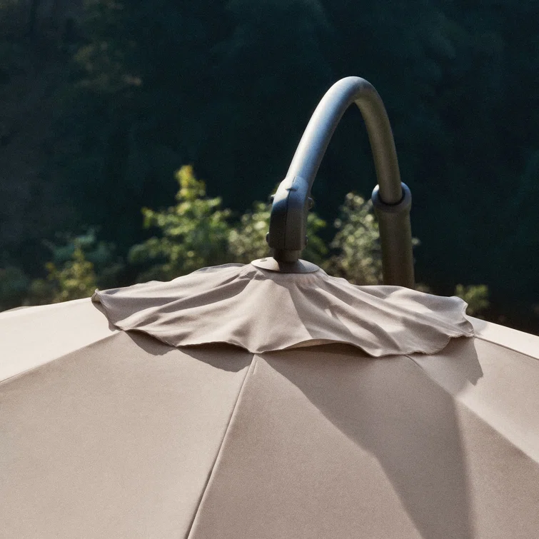 Ebonique Cantilever Umbrella with Base Included