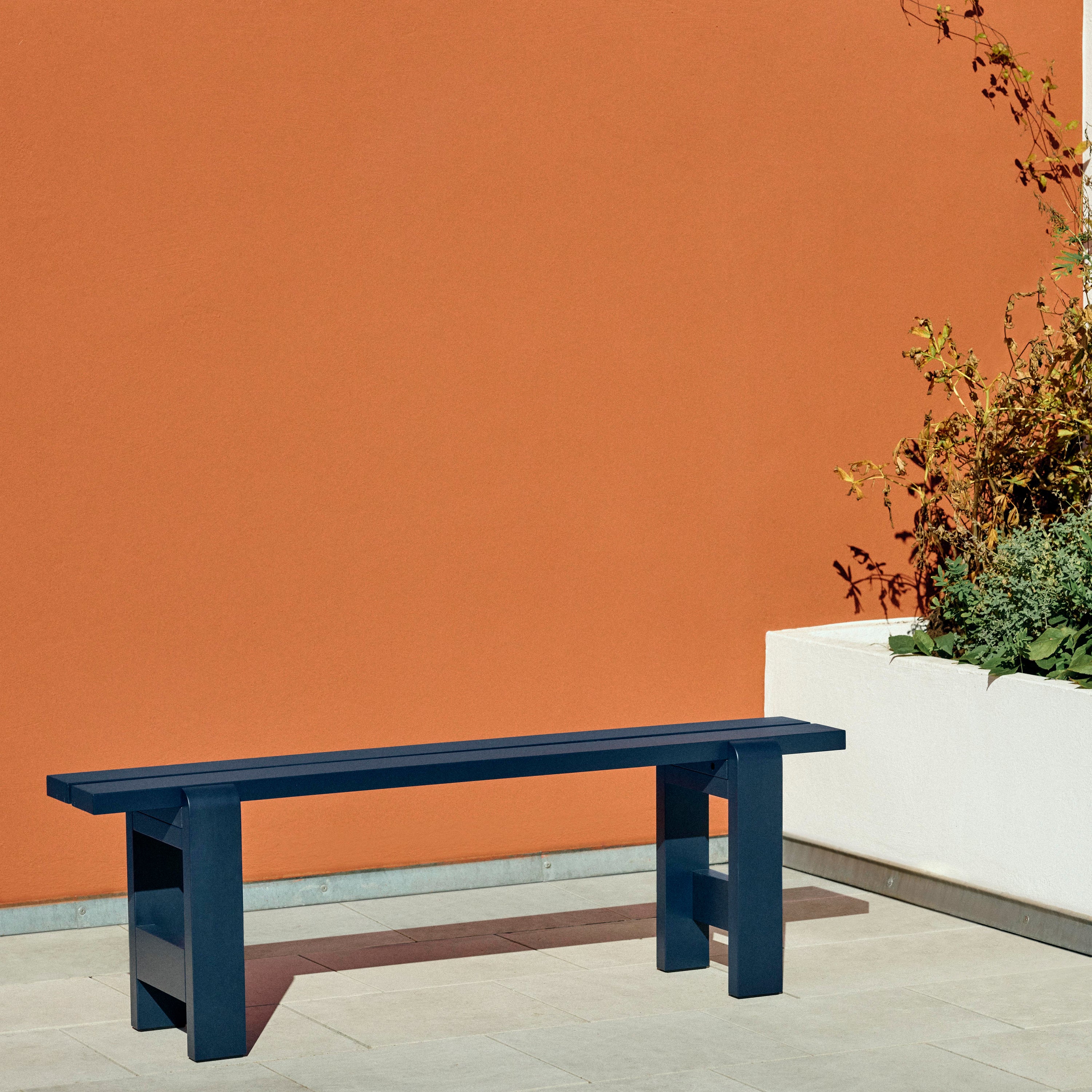 HAY Weekday Bankje B 140 cm - Steel Blue