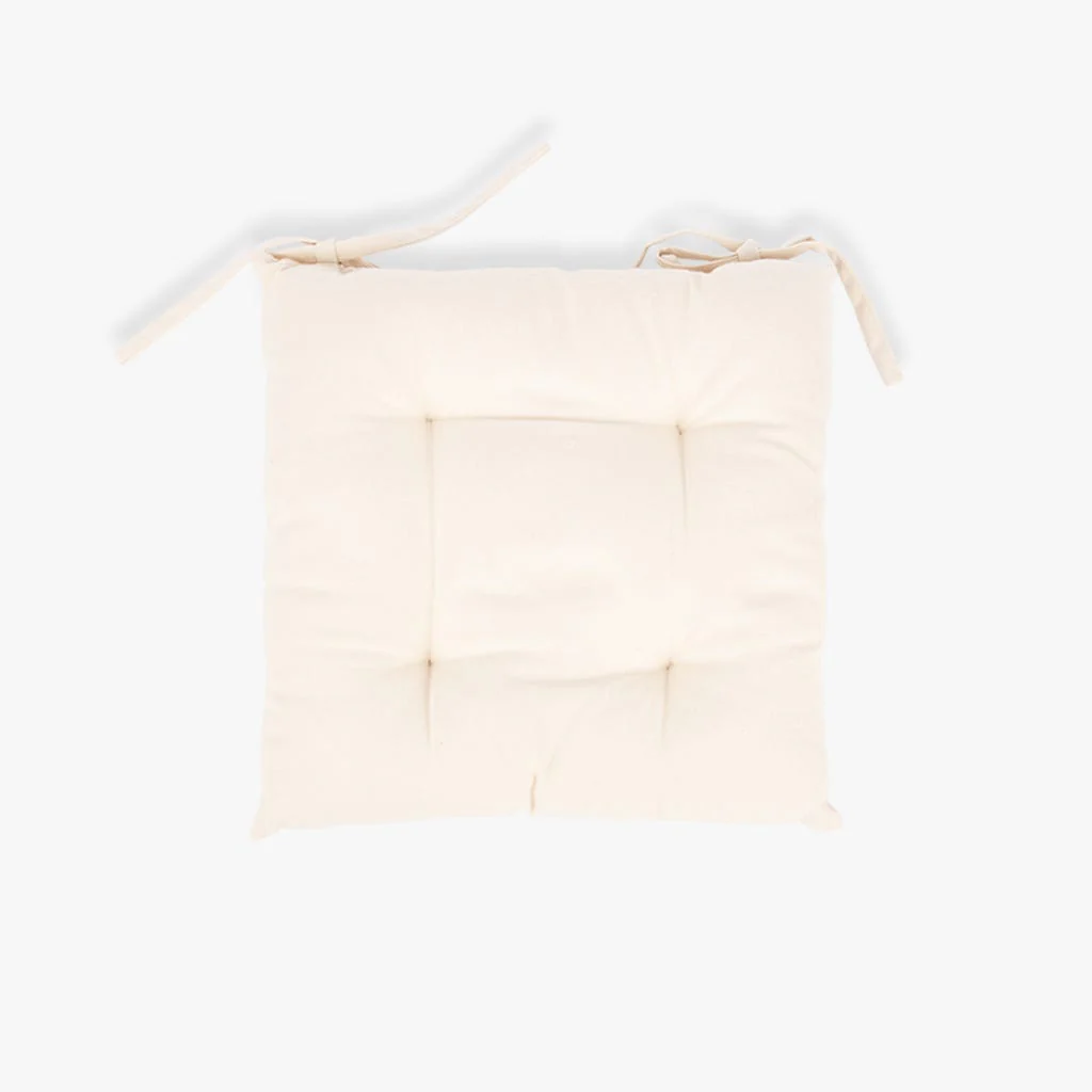 Almofada para Cadeira Algodão Bege 4EVERYDAY