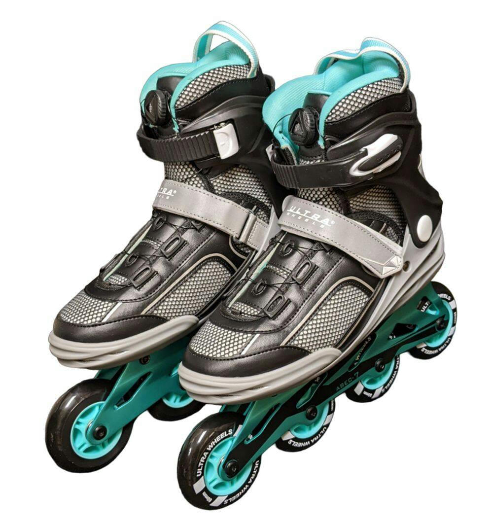 Ultra Wheels Recreational Inline Skates, Teal/Black/Grey, Senior, Assorted Sizes