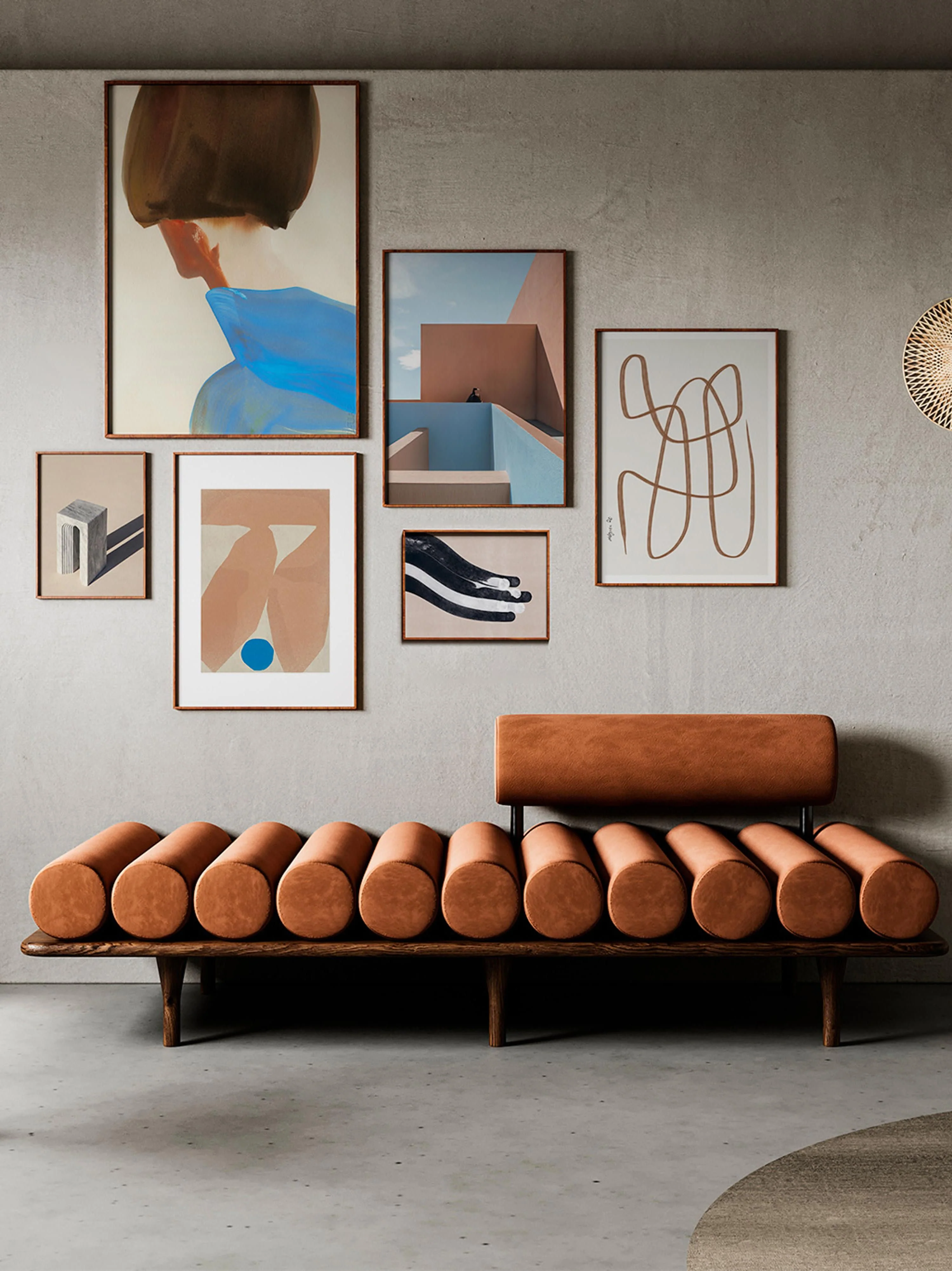 Poster Artwall no. 19 mit Rahmen, 6er-Set
