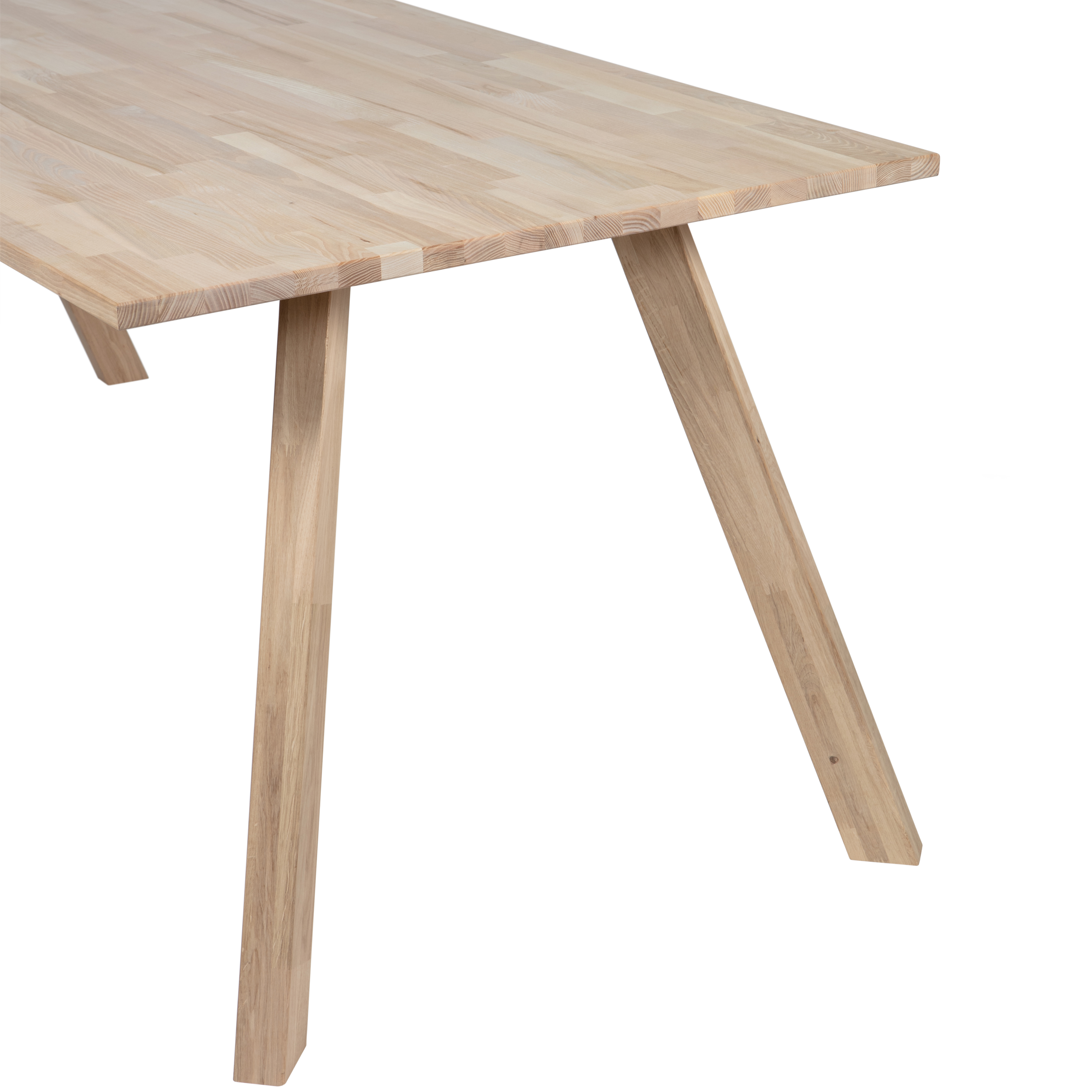 WOOOD tafelblad incl. 3-standen poot vierkant Tablo - Eiken - 180x90cm