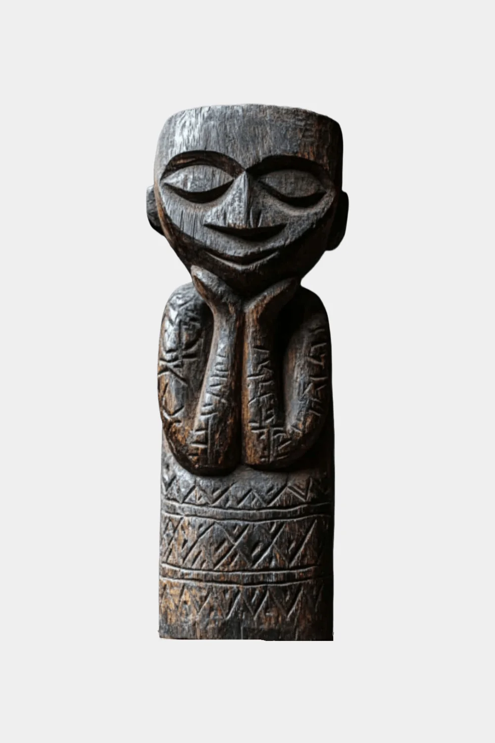 Large African Wood Sculpture #AWS016