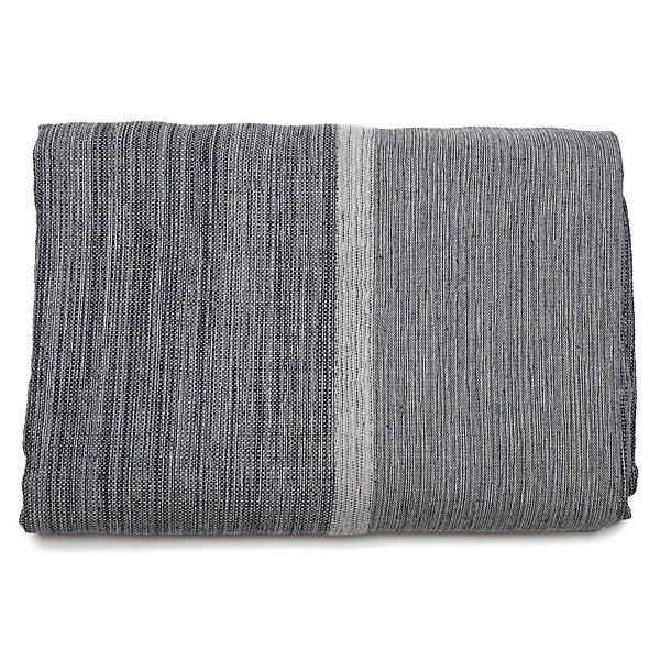 Dessus de lit ZAGORA pur coton 250 g/m² 260x240 cm noir granit