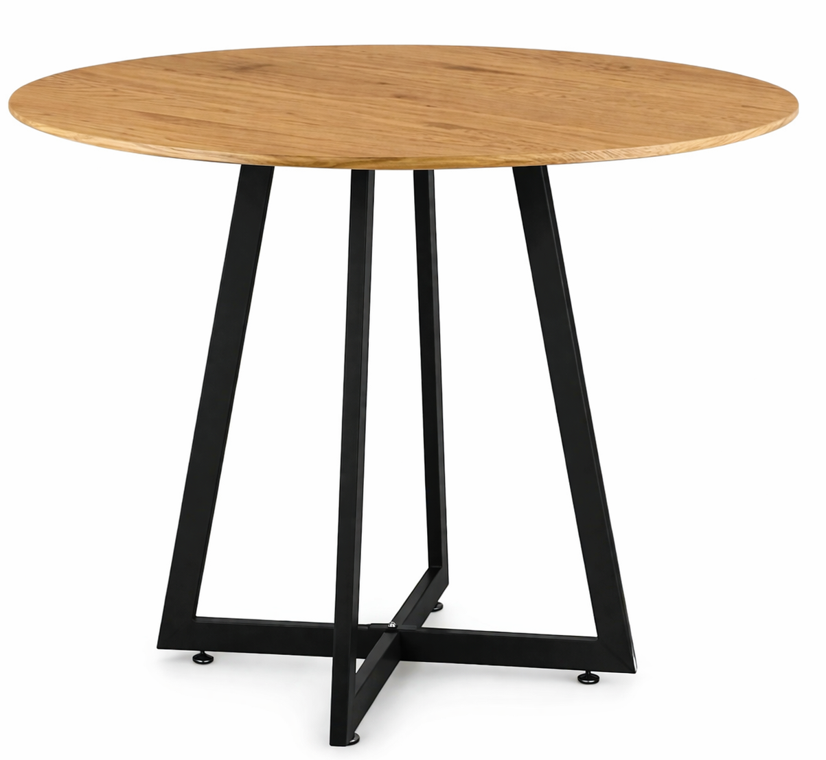 Stół Okrągły Obiadowy Skandynawski Loft 80x74cm Do Salonu JadalniK041