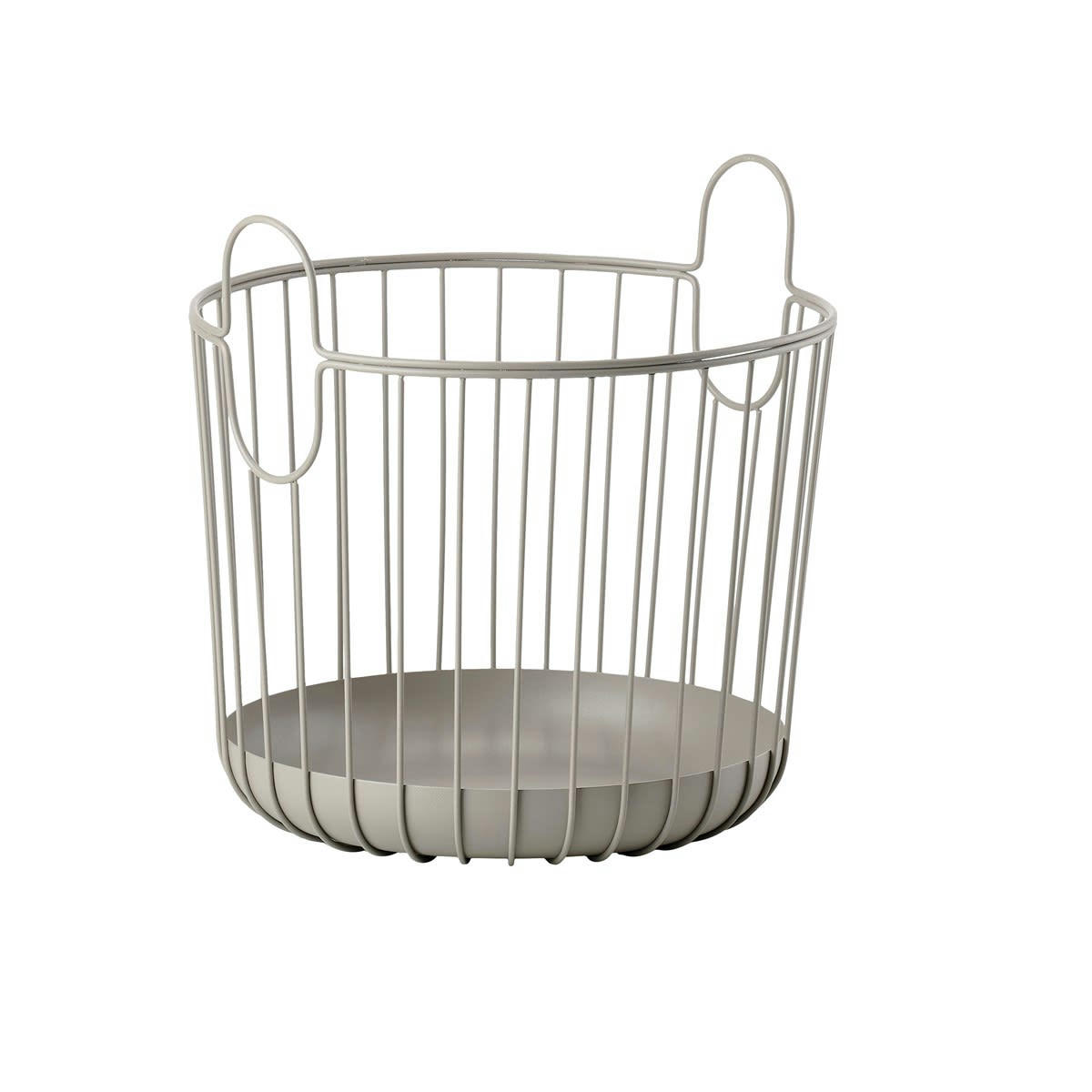 INU - Panier en fer taupe