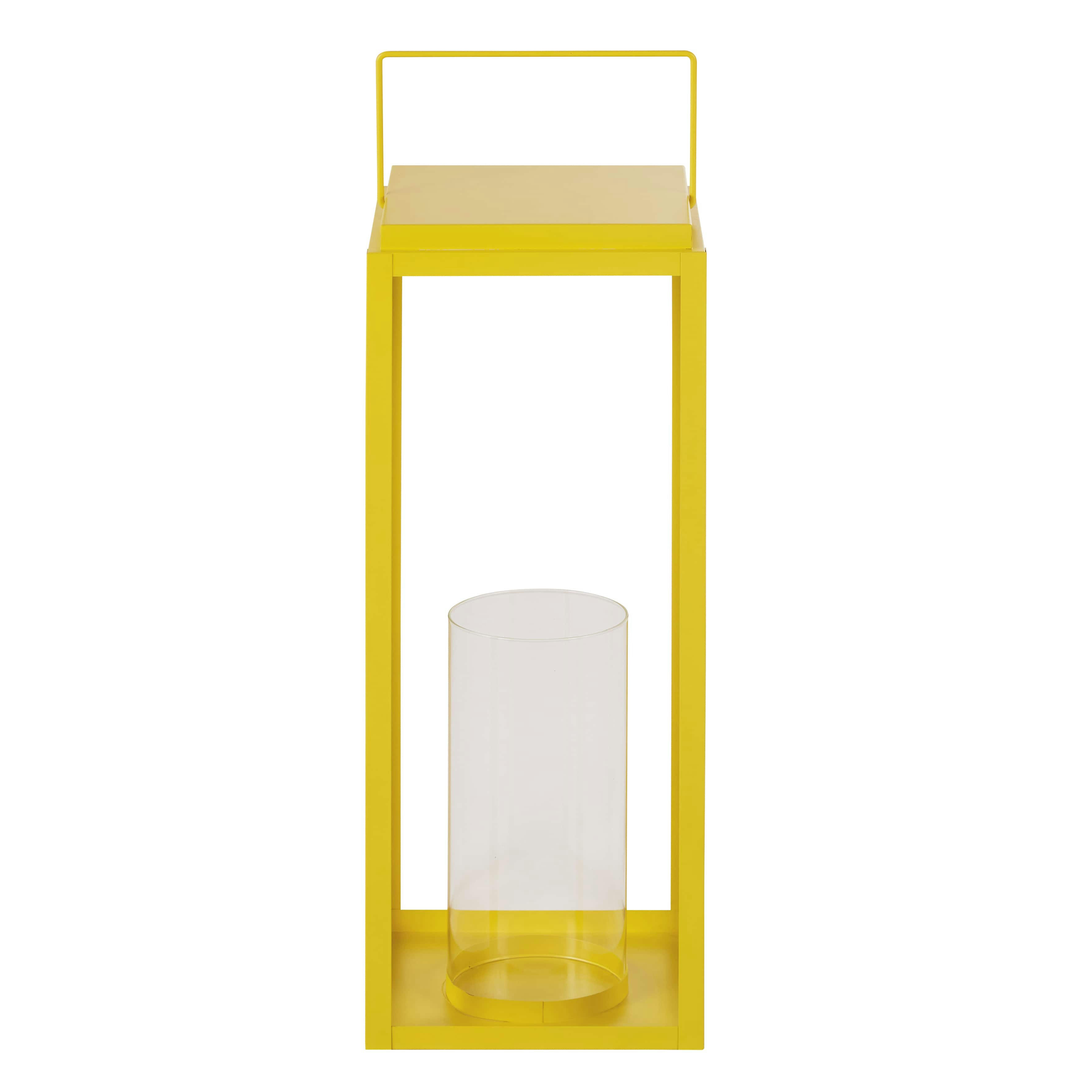 BETA - Lanterne en métal jaune