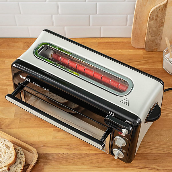 Grille-pain Mini-Four 2-en-1 Noir 1300W