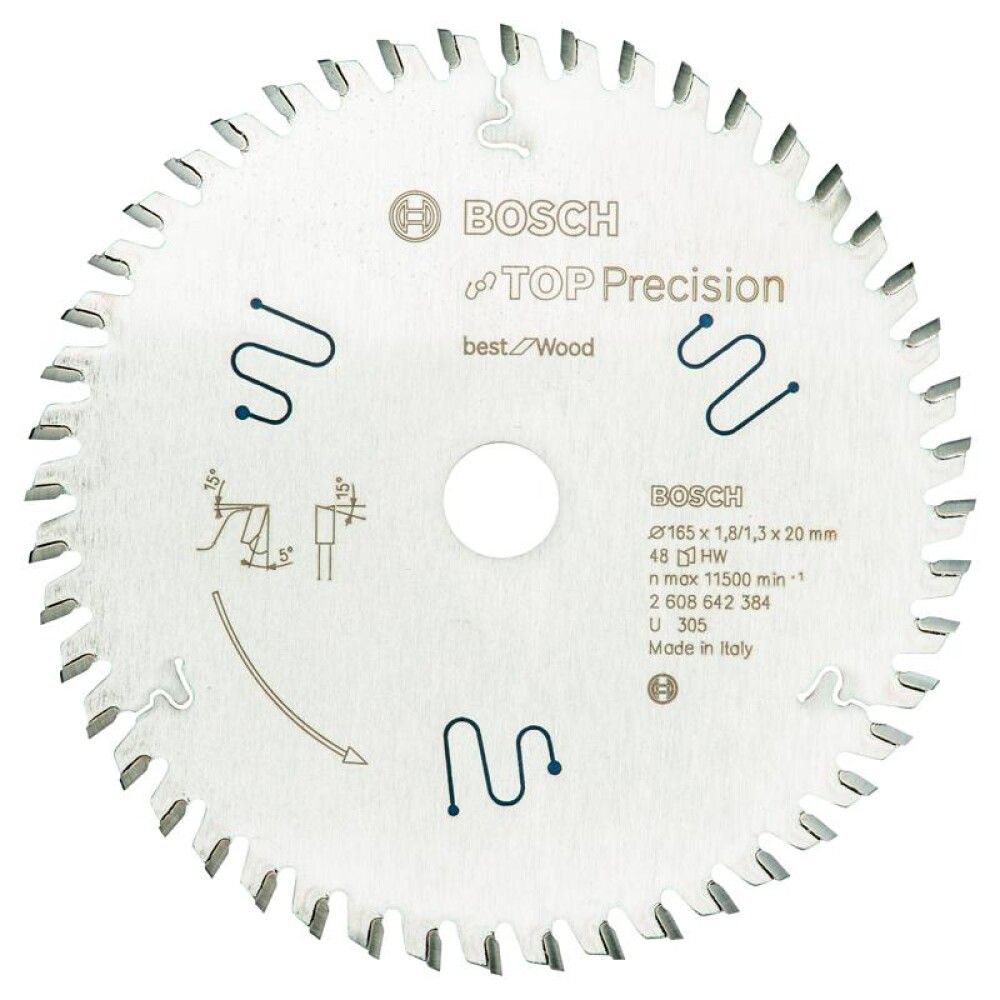 SIRKELSAGBLAD BOSCH TOPWOOD 48T 165X20MM
