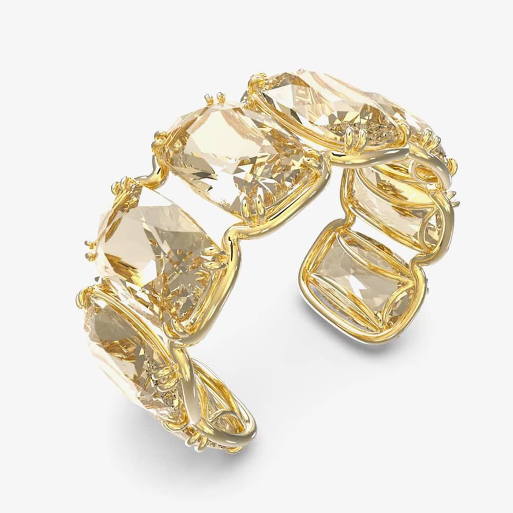 Swarovski Harmonia Gold Tone Plated Yellow Crystal Bangle 5616521