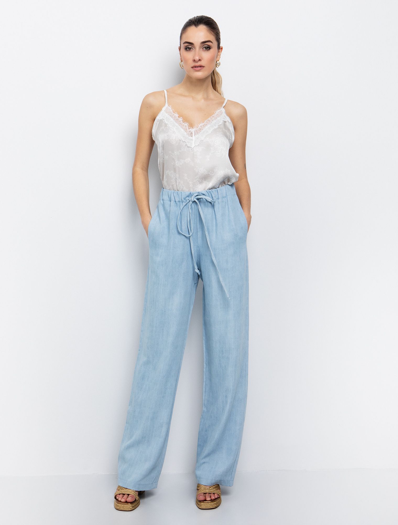 Lingerie τοπ με print δαντέλα