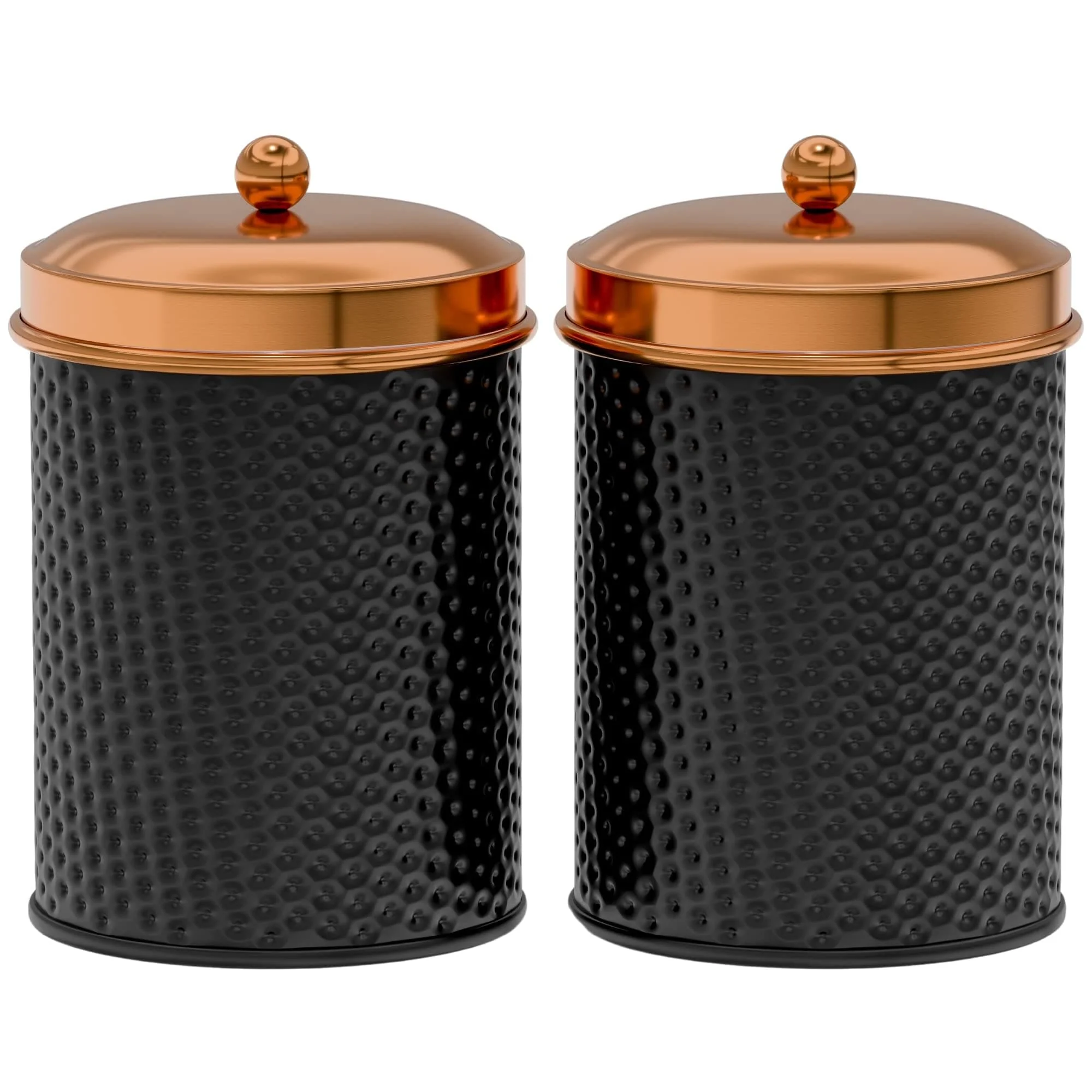 Amici Home Set of 2 Ashby Metal Canisters