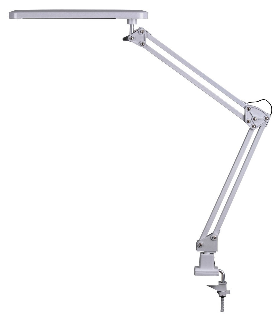 Lampka biurkowa kreślarska Raul srebrna LED 6W wys:50cm Rabalux