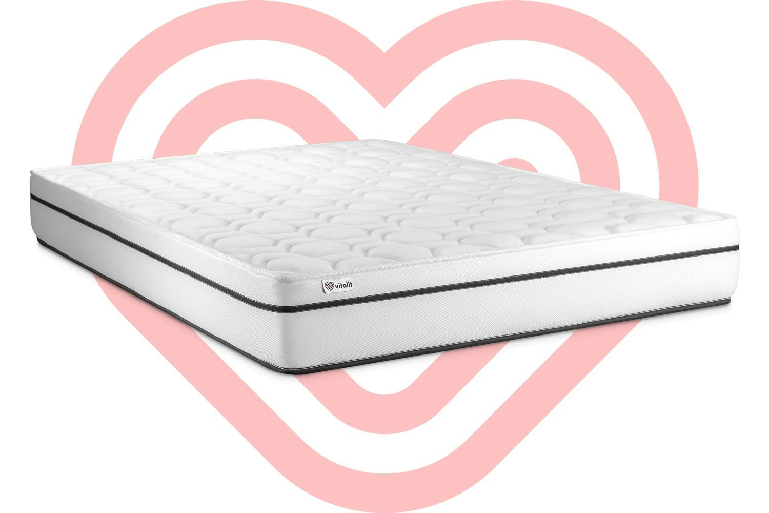 VITAL SPA - Matelas Mousse polyuréthane à mémoire de forme 140x190