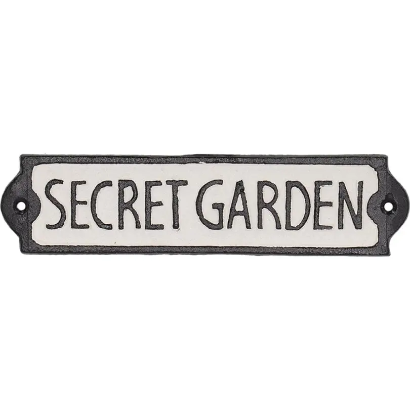 Dekoschild Secret Garden