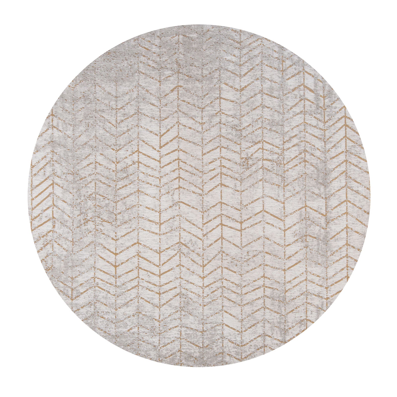 Ecorugs vloerkleed Central Yellow - beige - 140x140cm
