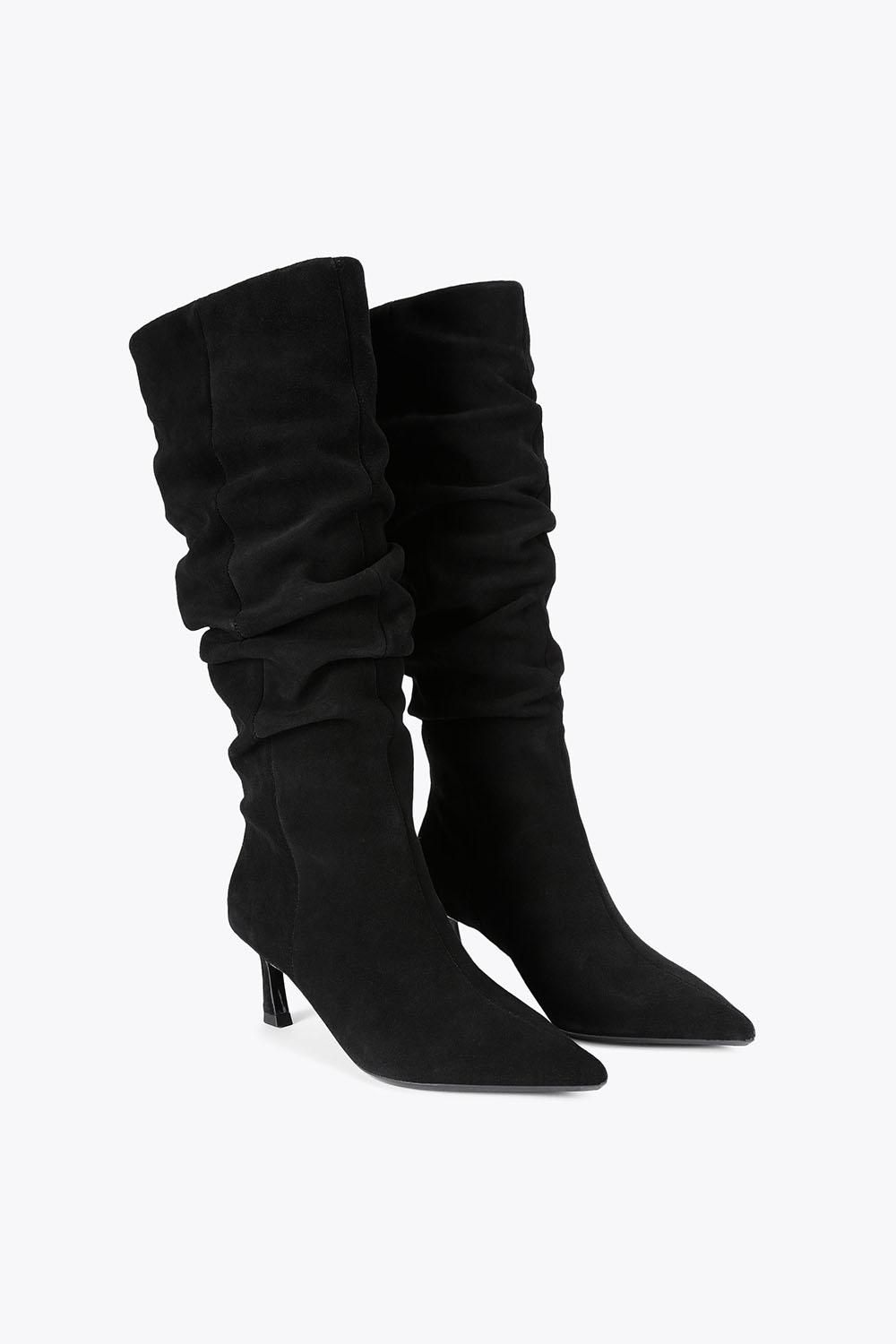 KG Kurt Geiger Stark Rouche' Suede Boots
