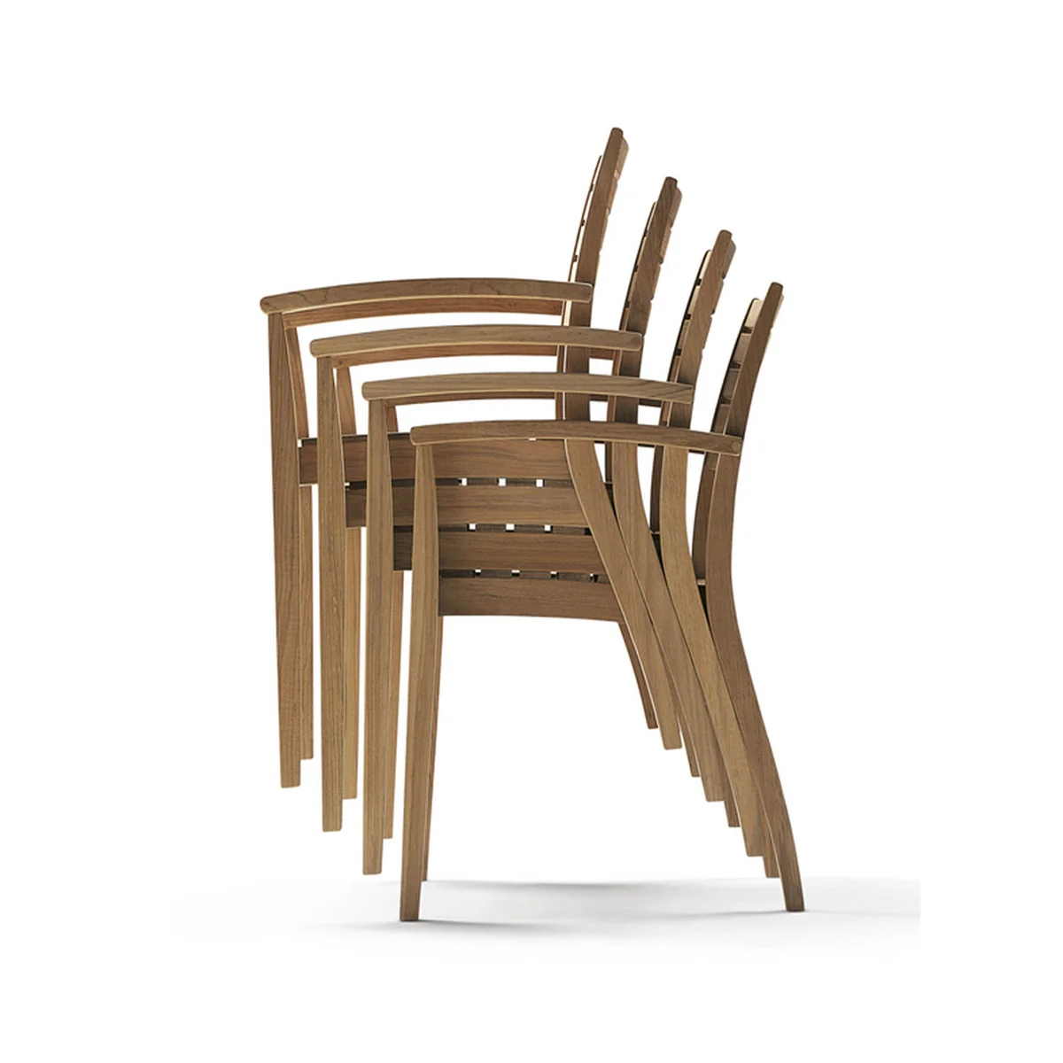 Fritz Hansen - Skagerak Ballare Stuhl, Teak